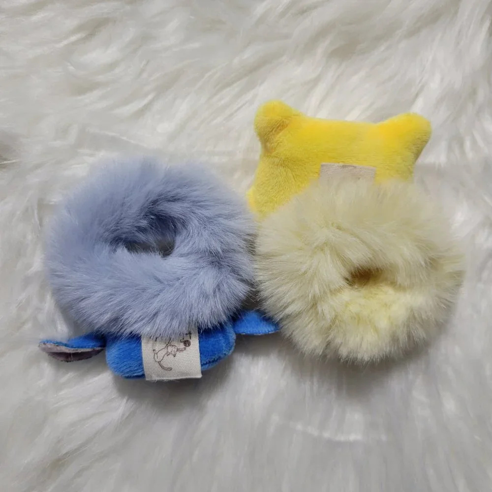 Disney Stitch & Winnie the Pooh Hair Scrunchies